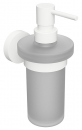 White101 - Flüssigseifenspender in moderner weisser Farbe 230ml